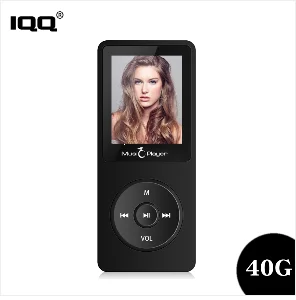 IQQ Bluetooth 4,1 сенсорный экран MP3-плеер Bulit-in 16 ГБ и динамик с fm-радио/запись портативный тонкий без потерь звук walkman