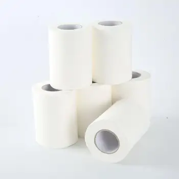 

HOT Home Bath Toilet Paper Wood Pulp Tissue Roll Paper Household Toilet Paper Restaurant Hotel Roll Paper 6 Rolls