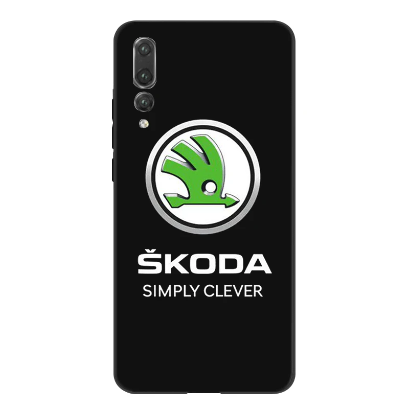 Мобильный чехол для телефона huawei Honor Note 6A 7A 7X8 9 10 View 20 Pro Lite 8X Skoda car