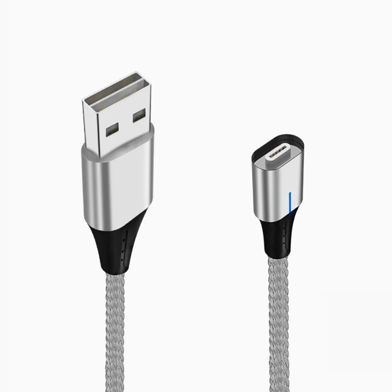1 м кабель для передачи данных 3A Быстрая зарядка двойной USB(магнитный) шнур для мобильных телефонов