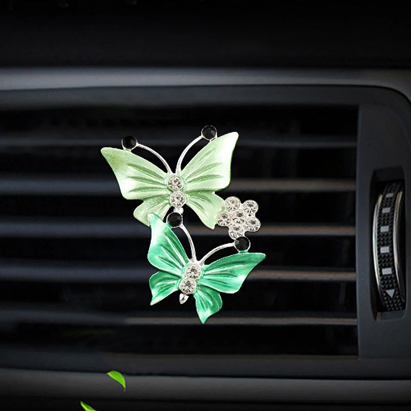 

Butterfly Car Perfume Natural Smell Air Freshener Decoration Fragrance Air Conditioner Outlet Clip Auto Accessories