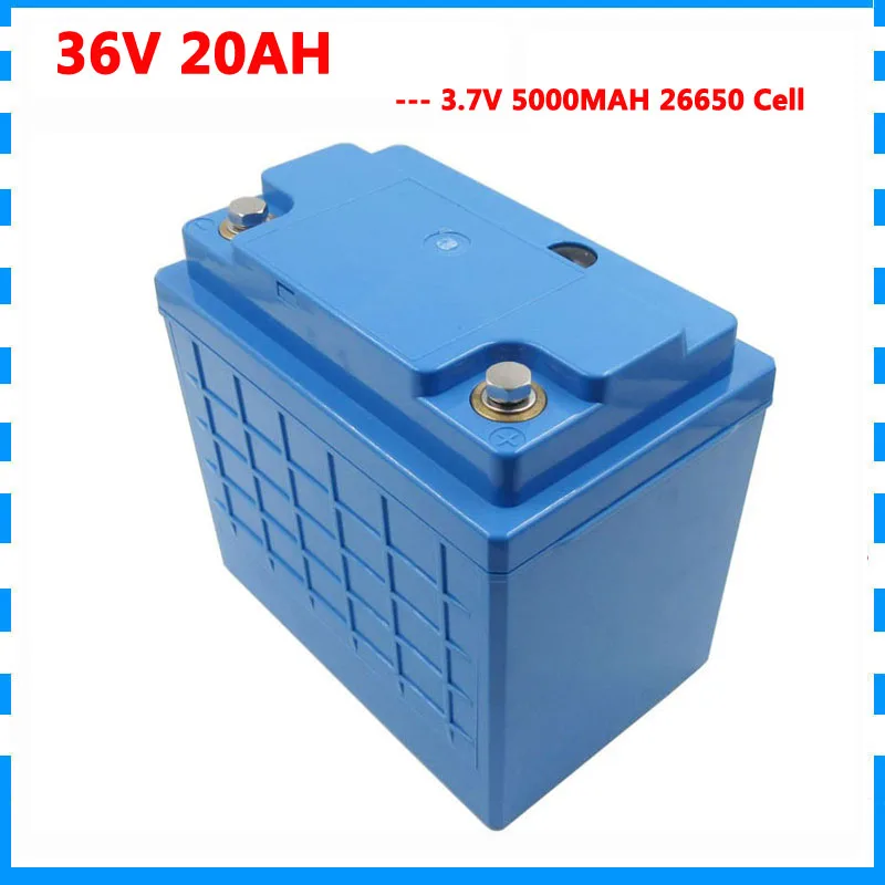 Limited Offer for  36Volt 1000W lithium ion battery 36v 20ah Electric Bicycle battery use 3.7V 5000mah 26650 cells wit