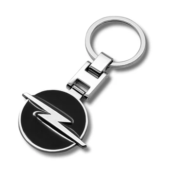 

3D Metal Car Key Ring For Opel astra j g zafira a b corsa d mokka vivaro meriva Car Accessories Car Styling Emblem Keychain
