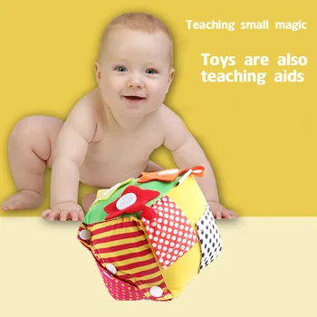 

Baby Early Educational Toy Learning Zipper Dress Up Montessori Toy Cube Stuffed Creative Cute Gift Toddler Toys gift