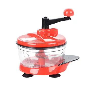 

High-capacity Multi-function Kitchen Manual Food Processor Meat Grinder Vegetable Chopper Shredder Cutter Egg Blender