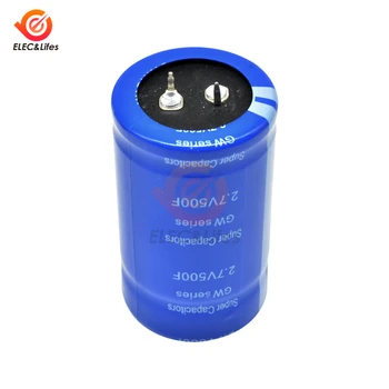

2.7V 500F High Frequency Low ESR Super Farad Capacitor 500f 2.7v 60*35mm Car Electric vehicle energy Rectifier Ultracapacitor