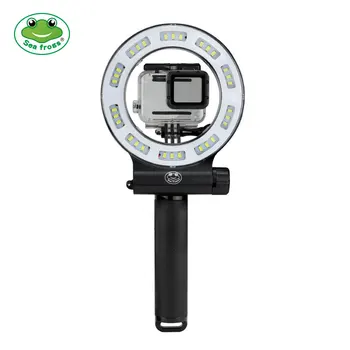 

Waterproof LED Fill Light for GoPro Hero 6 SJCAM Action Camera Diving Ring Flashlight 40m Underwater Photography Lamp 1pc