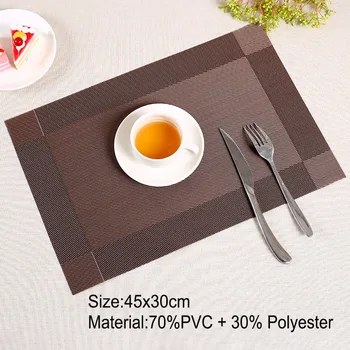 

6pc PVC Wine Coaster Used For Coaster Table Placemat Anti-skid Insulation Mat Heat-resistant Plastic Pot Mat