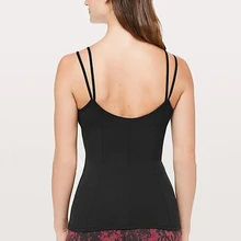 Женский однотонный топ на бретелях, облегающий жилет на бретельках для летних видов спорта, X85