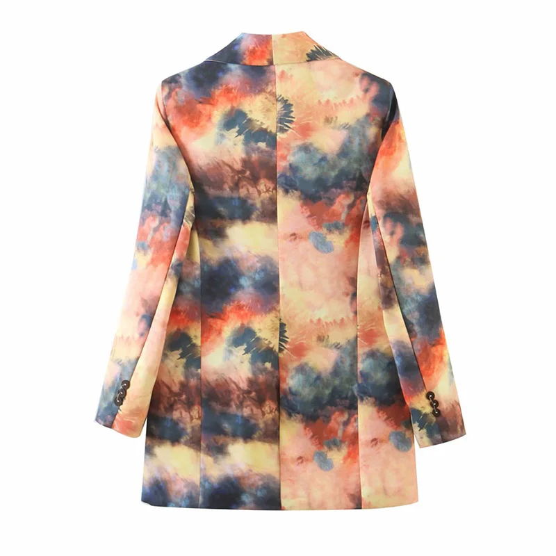Women 2020 New Autumn Winter Casual Blazer Lapel Long Sleeve Loose Fit Suit Jacket Fashion Designer Modern Ladies Jackets Coats