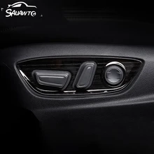 Нержавеющая сталь автомобильное кресло регулирующий переключатель ручка панель крышка украшения стикер для Toyota Camry 8th аксессуары