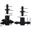 SPRYCLE 25PCS Barbed 3/5mm 1/8in Hose Straight 2-Way 4-Way Quick Connector Drip Irrigation Garden Pipe Splitter Joint Connect 2