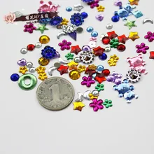 5" сделай сам" с блестками акриловый кристалл бриллиантовой огранки декоративные Стикеры в европейском и американском стиле, детский сад, креативный, ручная работа, курсы операционной Материал