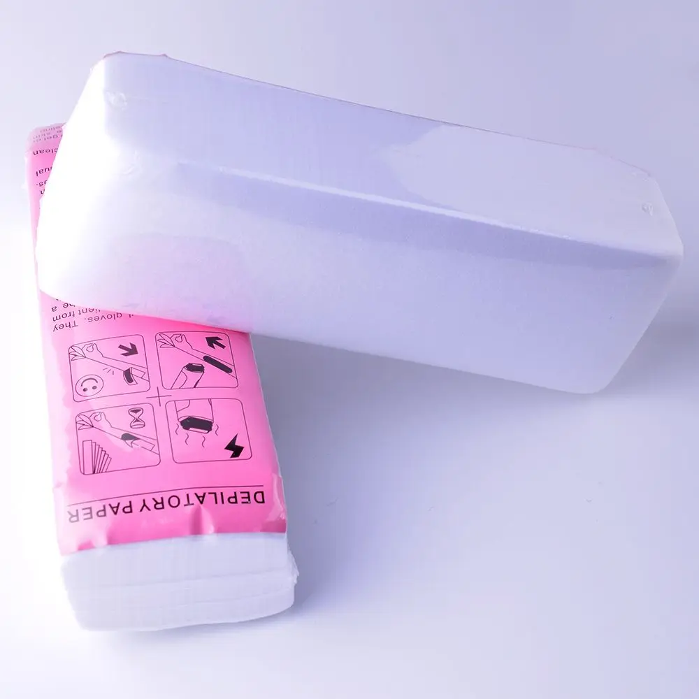 

HUAMIANLI, 100 шт., Восковая бумага для удаления волос, профессиональная бумага для удаления волос, восковая плотная Нетканая Бумага для депиляции