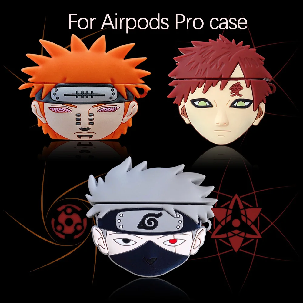 

3D Cartoon Naruto Kakash Payne For Airpods Pro Case Japan Anime Bluetooth Wireless Earphone Case For Apple Airpods Pro Cove