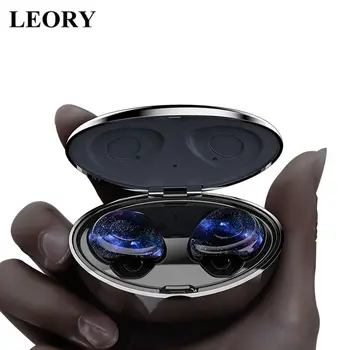 

LEORY X1 TWS Bluetooth 5.0 Earphone HiFi Stereo Auto Pairing Bilateral HD Call Smart Touch Headset with 16H Super Charging Box