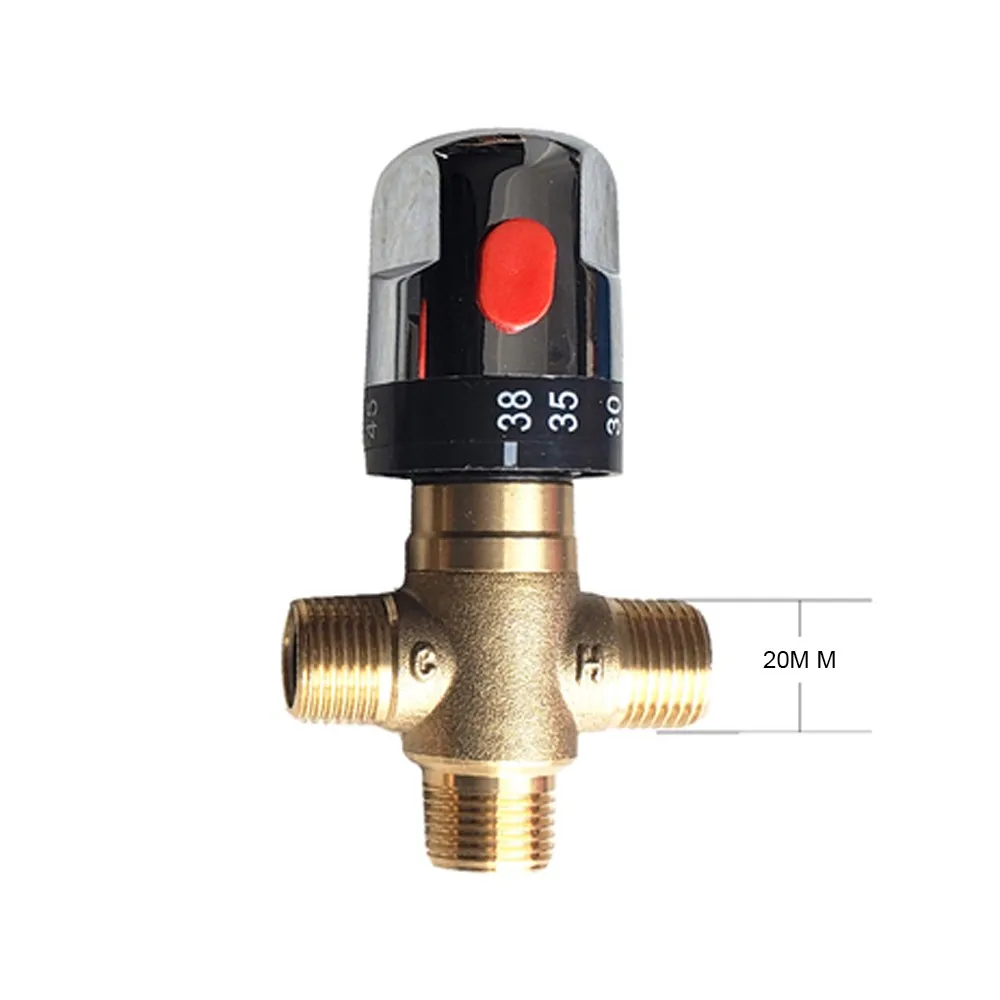 Pipe Thermostat Faucet Thermostatic Mixing Valve Bathroom Water Temperature Control Faucet Cartridges,Solar Water Heater Thermos