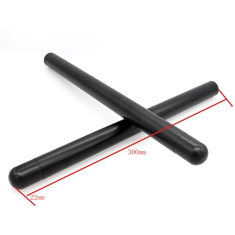 USA Arrival Black CNC 7/8" Vortex Clip On Ons Replacement Handle bars Tube 300mm