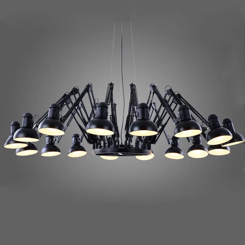 Phube Lighting Ron Gilad Dear Ingo Spider Chandelier Lighting Modern Chandeliers Light Black Chandelier Lustre Free Shipping