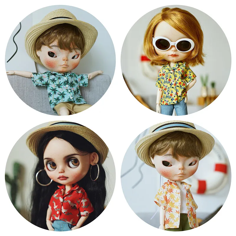 1/6 кукла и шорты с цветочным принтом Blyth шорты кукольный наряд(Fit blyth, pullip, BJD, озон, kurhn, Licca, JerryB, 1/6 кукла