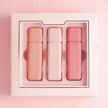 

3pcs Moisturizing Matte Lipstick Gloss Set Waterproof Long Lasting Moisturizing Velvet Liquid Lipsticks Kit Girls Gift