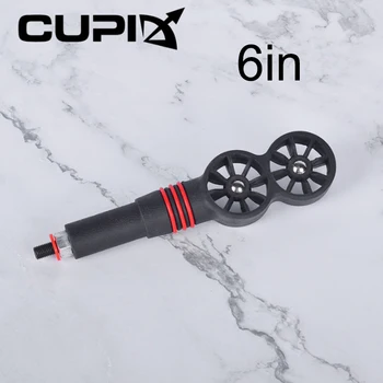

6/8 Dual Wheel Rubber Compound Bow Stabilizer Hunting Arrow Archery Bow Accs