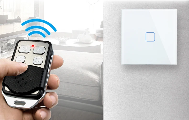 Wireless remote control touch light switch