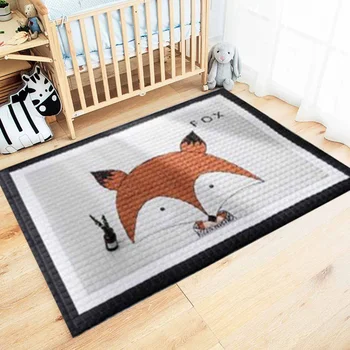 

195cm Large Play Mat Baby 15mm Thicken Game-Rug Carpet Play-Mat Anti-slip Living-Room-Mat Toys Storage Organizer Cartoon Animal