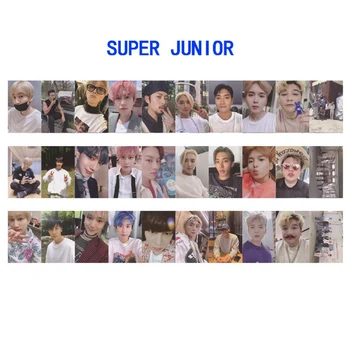 

10Pcs/Set Kpop Super Junior Time_slip HD Photocard Collective Card Eun Hyuk Paper Lomo Photo Card