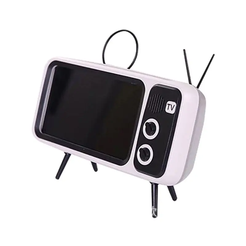 TV Mobile Phone Holder Retro Mobile Stand support smartphone Accessories Portable Desktop TV Phone Holders Desk Holder Stand
