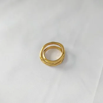 

2020 fashion trend double layer ring European and American wind and cold wind series