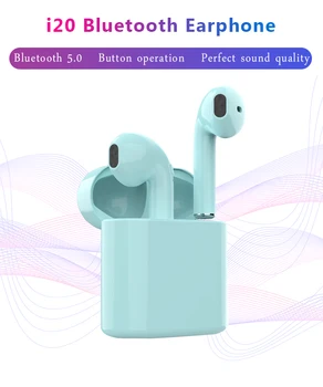 

2019 Newest i20 TWS Pop-up Bluetooth 5.0 Earphone 4D Super Bass Sound Earbuds Wireless Earphones for all Smartphones PK W1 Chip
