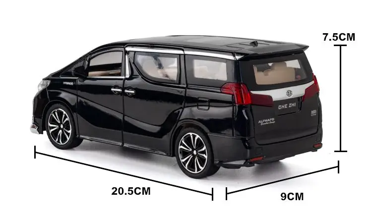 1/24 TOYOTA MPV Van Diecast Model Araba