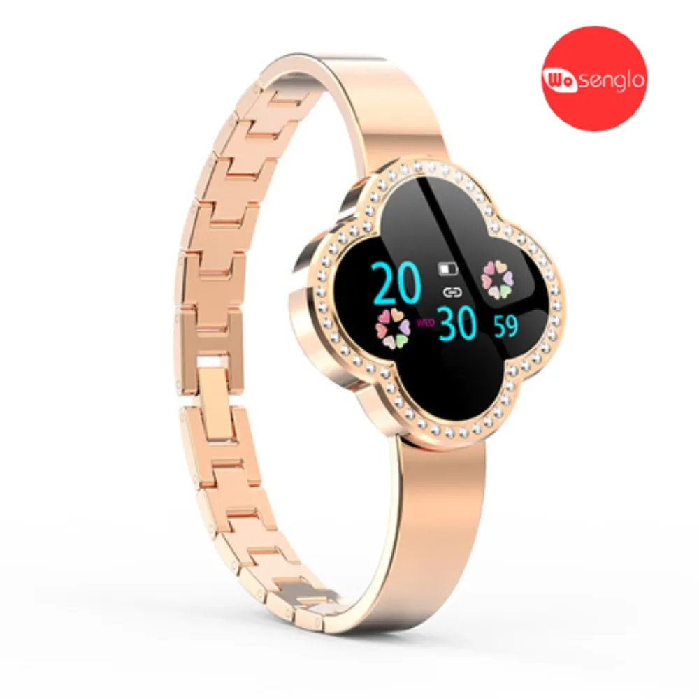 

Women Lady Smart Watch S6 Blood Pressure Heart Rate Monitor Fitness Tracker Sports Smartwatch Band For IOS Android Phone