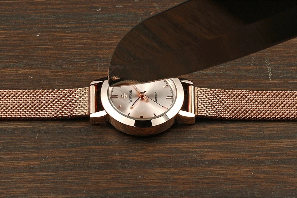 Mode décontracté femme montre résistant à l'eau femme montre-Bracelet en acier inoxydable dames Quartz Bracelet montre fille cadeau_voghion.com