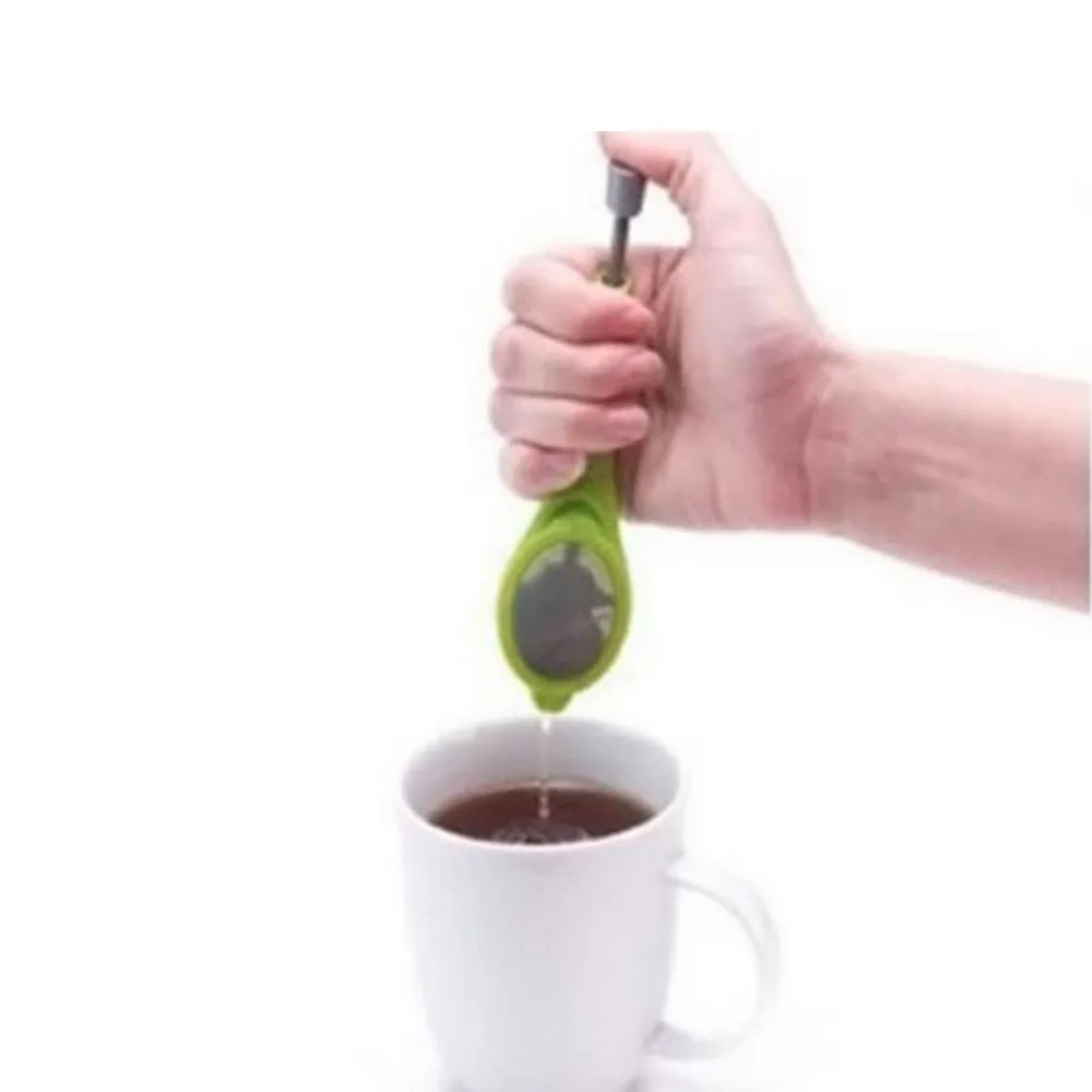 

Tea Filter Healthy Food Grade Flavor Total Tea Infuser Gadget Measure Swirl Steep Stir and Press Plastic Tea&Coffee Strainer