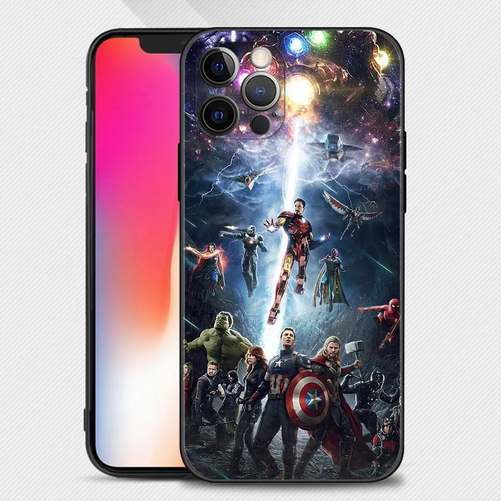 13 pro max case Phone Case For Apple iPhone 13 12 11 Pro Max 13 12 Mini XS Max XR X 7 8 Plus 6 6S SE 2020 Cover Captain America Marvel 13 pro max case iPhone 13 Pro Max