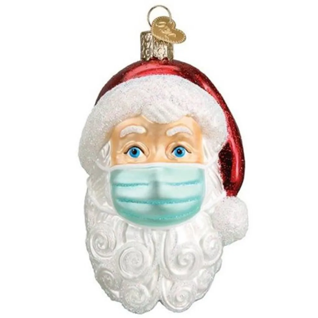 Personalized Santa Claus Of Ornament 2021 Quarantine Christmas Decorations Xmas Tree Hanging Pendants Navidad Decoracion | Дом и сад