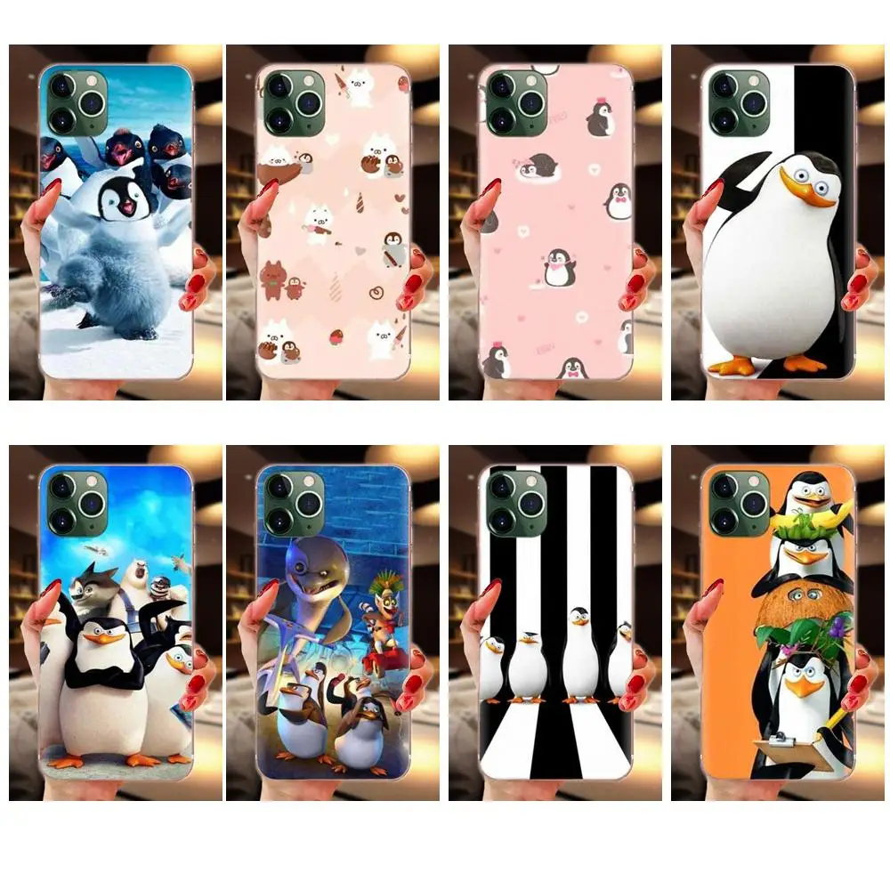 Soft Print Cover Case Penguins Of Madagascar For Sony Xperia Z Z1 Z2 Z3 Z4 Z5 compact Mini M2 M4 M5 T3 E3 E5 XA XA1 XZ Premium | Мобильные