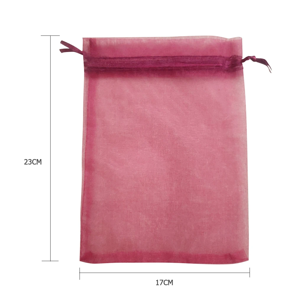 50pcs Grapes Apples Fruit Protection Bag Against Insect Anti Bird Garden Drawstring Net Bag Grow Bags Candy Gift Packaging Bag