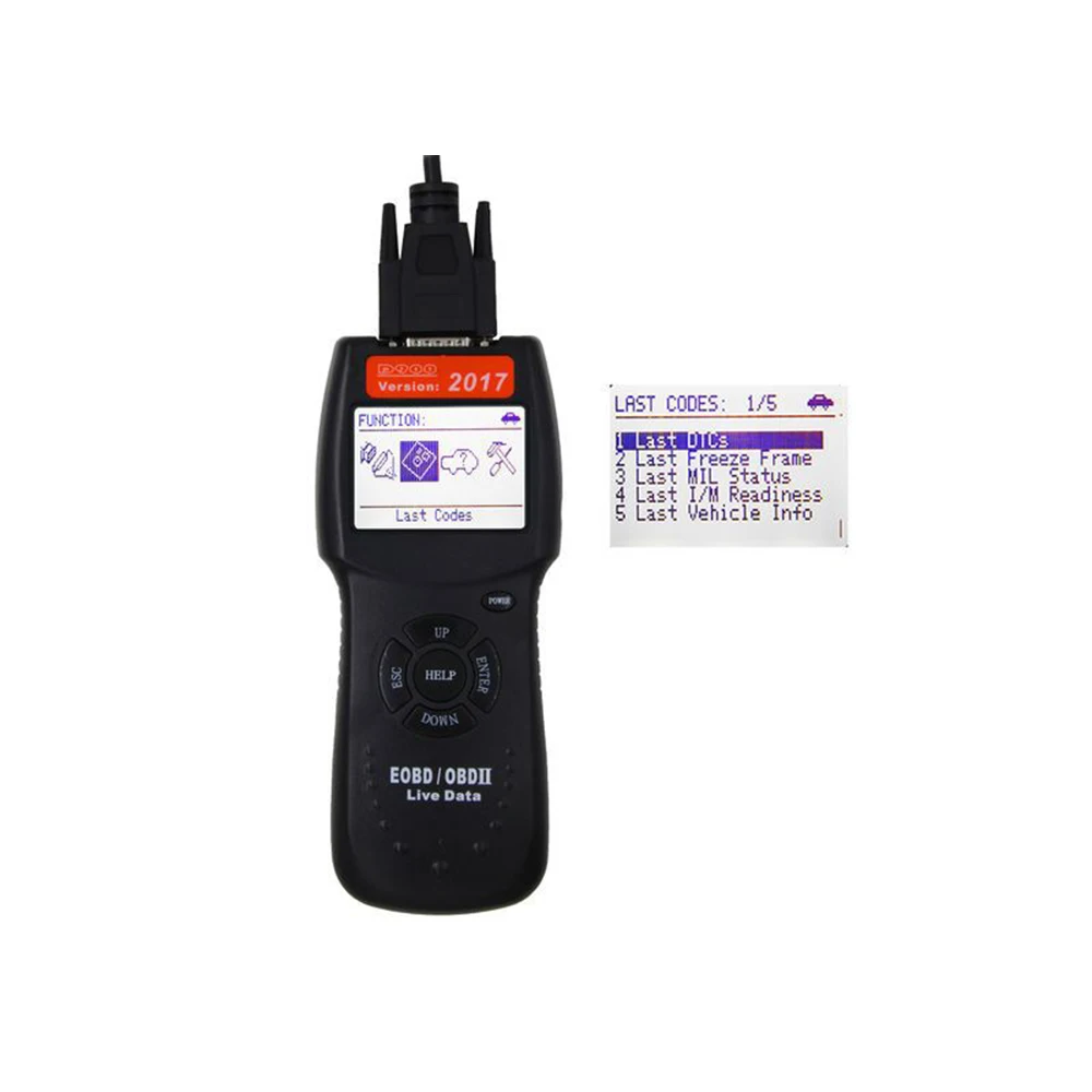 

for 2017.6 Version Detector supports new cars Auto code reader The D900 V2017.6 OBD2 code reader
