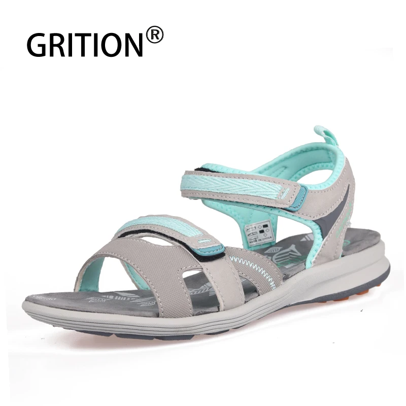 

GRITION Women Outdoor Sandals Sneakers Open Toe Summer Flat Beach Shoes Casual Comfort Lightweight Sport Sandals 2019 Big Size