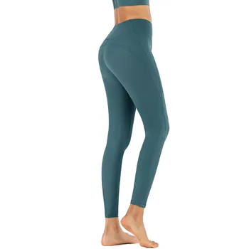 

Elegant High Waist Sportswear Patchwork Nylon Leggings 2019 Women Skinny Workout Capris Yogaings GYMs Quick Dry Leggings