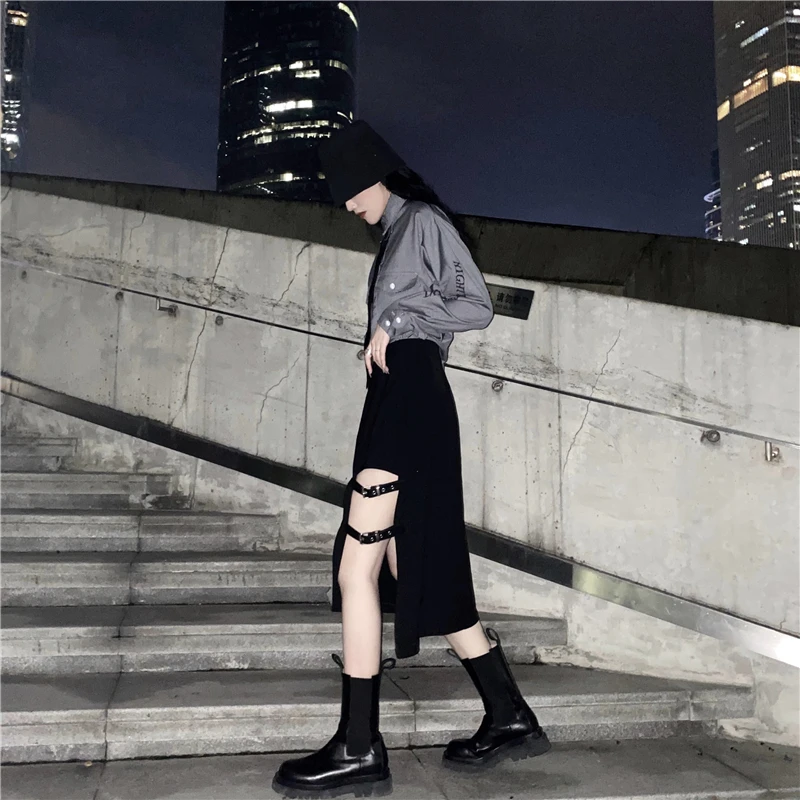 Ulzzang Black Outfit 