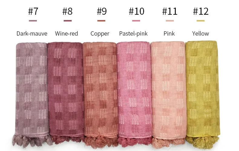Бренд, женский зимний теплый шарф в сетку, бандана для дам, шали из вискозы толстый шейный платок, Мягкий трикотажный хиджаб, 12 цветов