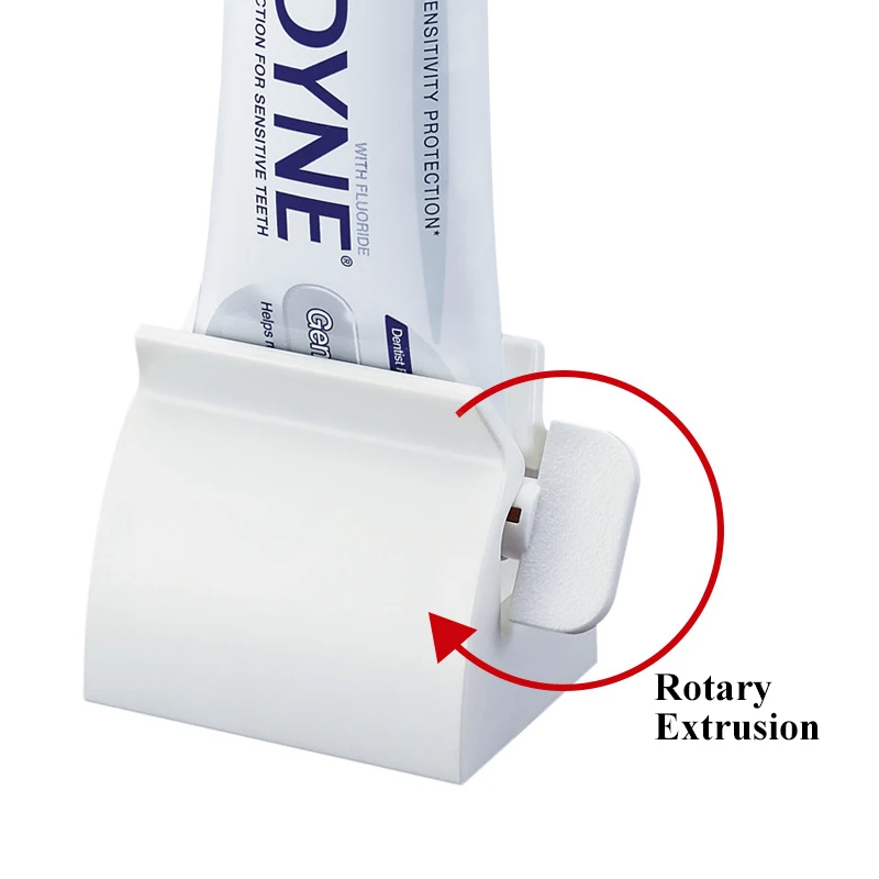 Multifunction Toothpaste Dispenser Portable Plastic Rolling Tube Toothpaste Squeezer Bathroom Accessories Set Holder