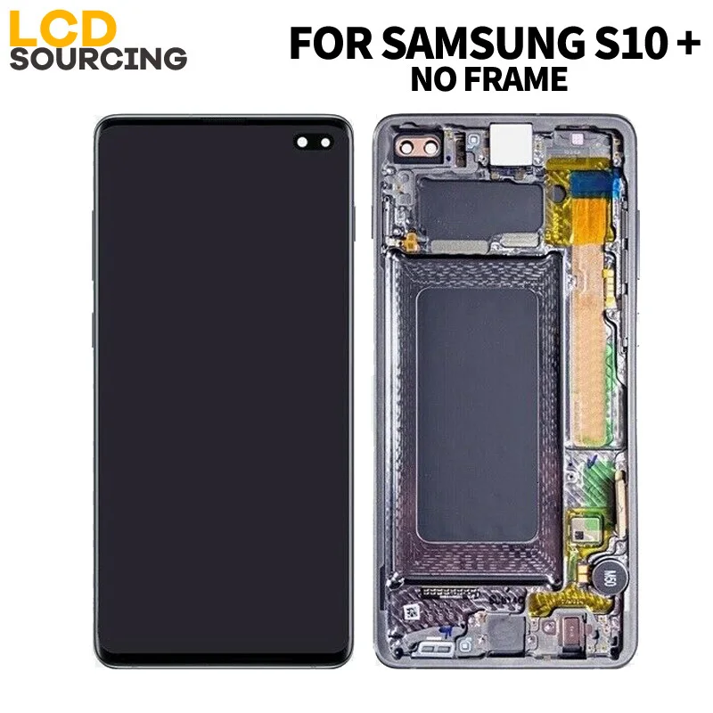 Для samsung Galaxy S10 G9730 ЖК-дисплей сенсорный экран в сборе дигитайзер для samsung s10 Plus S10+ G9750 Замена