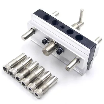 

Woodworking Positioning Carpentry Self Centering Jig Set Durable Locator Tools Puncher Pocket Hole Drill Bushings