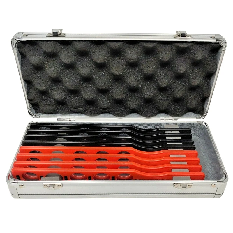 

Retinoscopy Rack Lens Set Plastic Bar Aluminium Case Board Lenses 8 Bars 40 Lens Optometric Retinoscopy