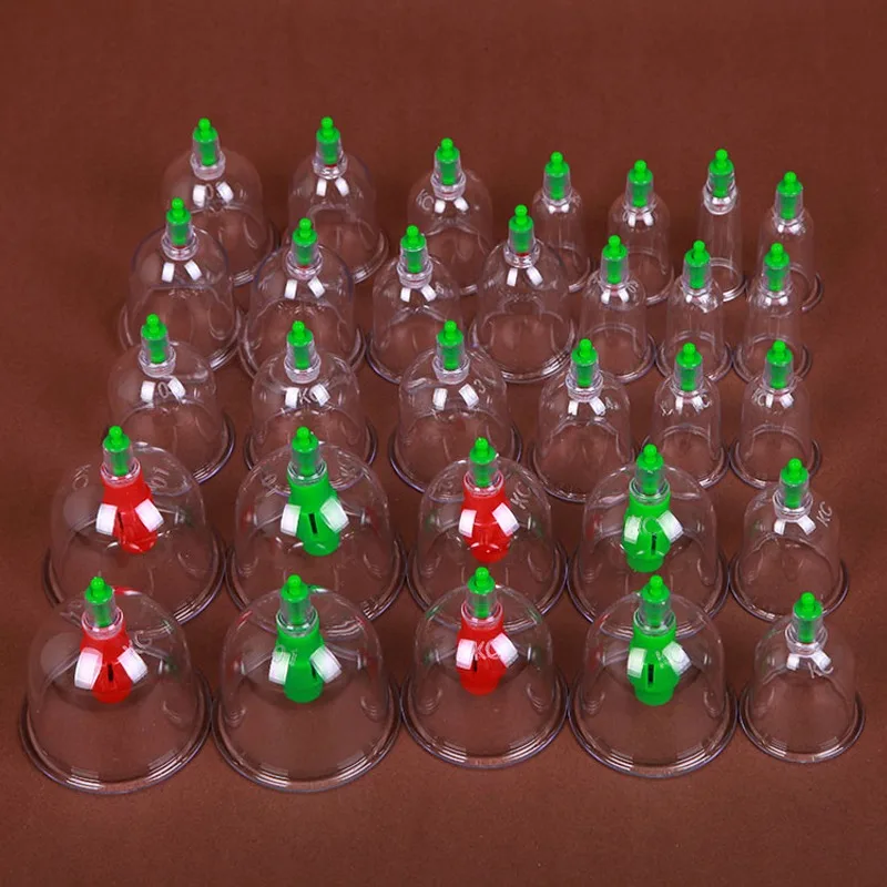 cupping massage health 30pcs Vacuum Cupping Set Home Use Body Magnet Therapy Massage Thickening Aspirating Medical Massage 2